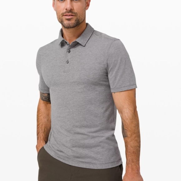 Grey Men's Lululemon Polo - Picture 1 of 5